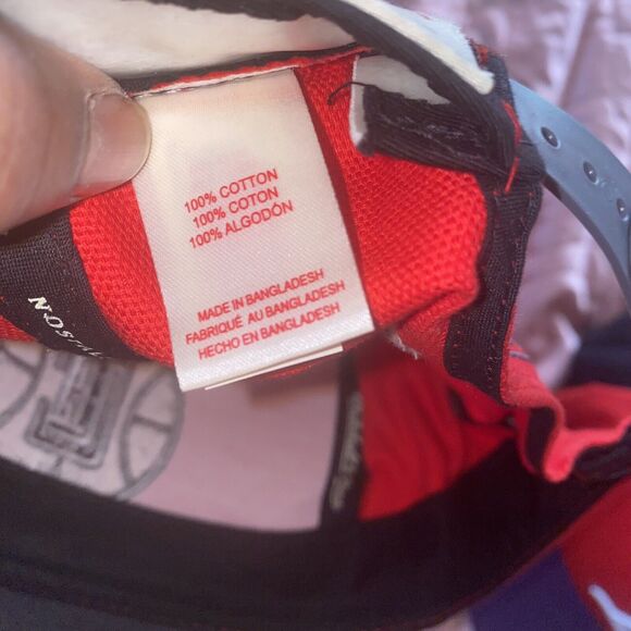 Los Angeles Clippers NBA Mitchell & Ness Red Snapback Hat Logo - Picture 6 of 8